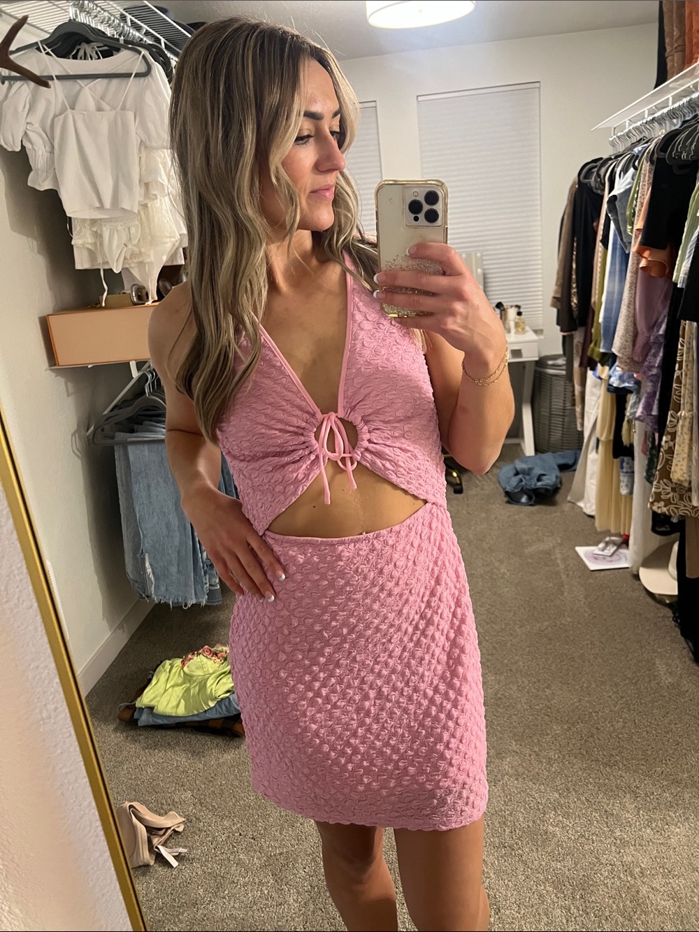 Pink dress
